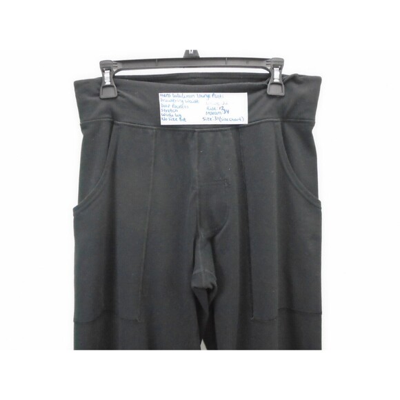 Lululemon Other - Lululemon Mens Size 31 Pants Black Stretch Waist Casual Lounge Yoga Athleisure